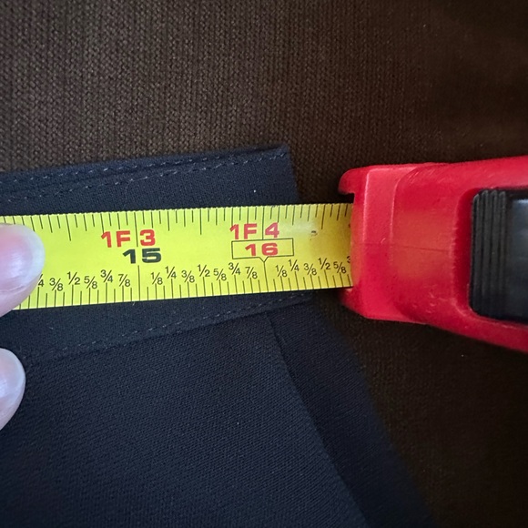 Sport Collection NWT Black Straight Wide Leg. High Rise Dress Pants Sz 16. - Picture 12 of 12